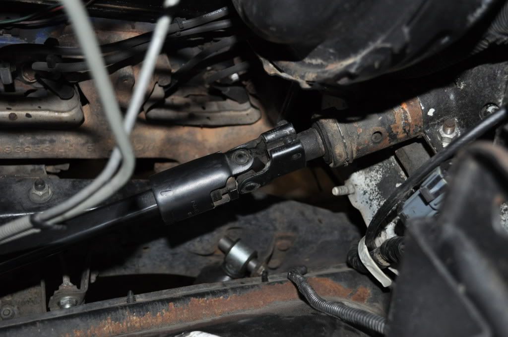 Jeep xj steering shaft mod